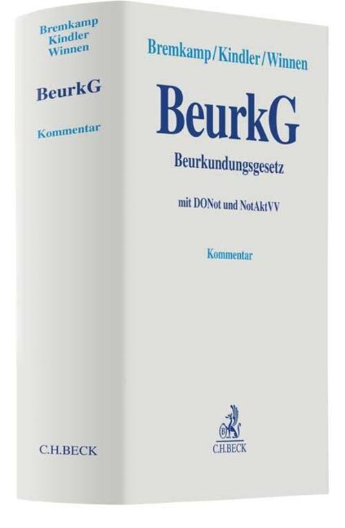 Thumbnail - Till Bremkamp (u. A.) | Beurkundungsgesetz | Buch | Deutsch (2023) |