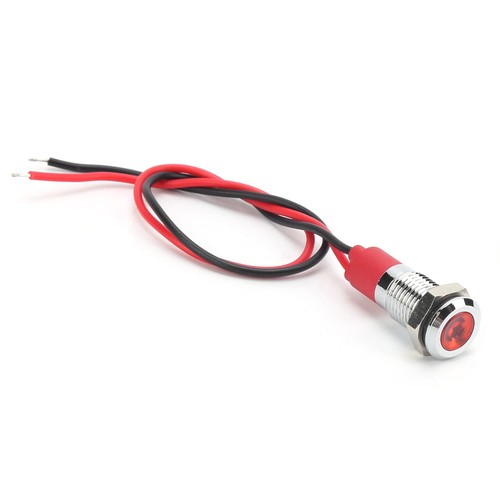 8mm LED Waterproof Metal Indicator Light Small Power Lamp Indicator - Picture 9 of 22