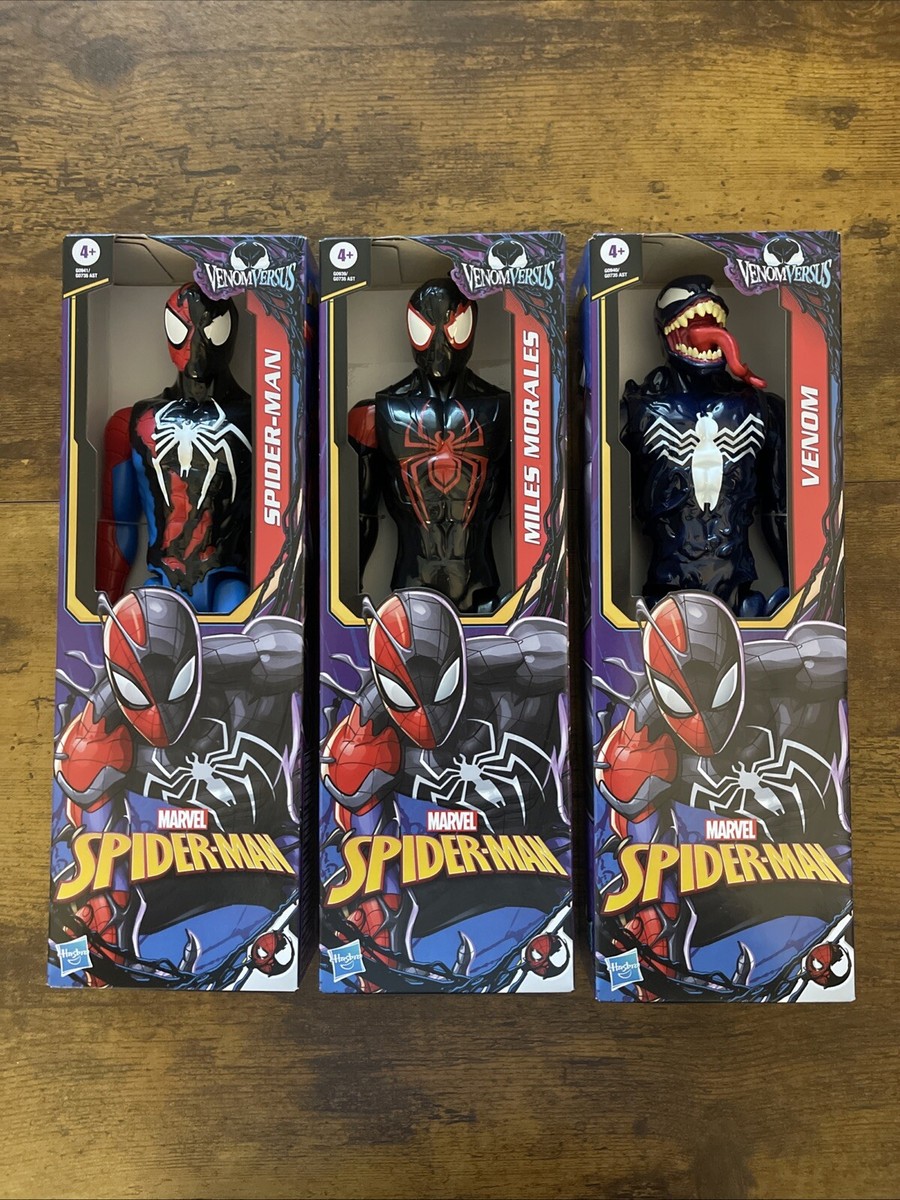Marvel Hasbro Venom Versus Figures Spider-Man, Miles Morales