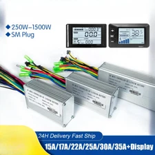 Electric Bicycle 250W-1500W Sinewave Controller with LCD Display 36V 48V Kit