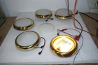 5x Old Ceiling/Wall Light for Motorhome/Caravan Truck 12V Vintage Vintage