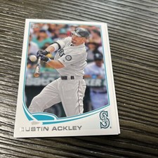 2013 Topps Series 1 Seattle Mariners Baseball Card #252 Dustin Ackley