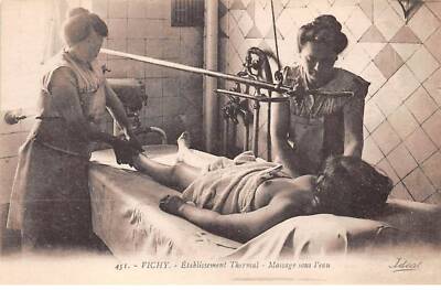 03-AM21501.Vichy.N°451.Thermalanlage.Massage unter Wasser