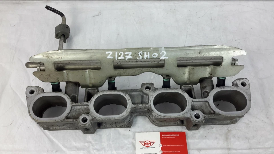 Adaptador de colector de admisión de riel inyector Nissan Rogue 2008-2013 OEM 2,5 L Foto 3 de 3