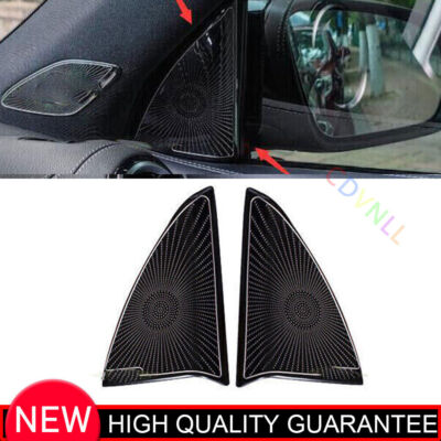 For Benz GLB W247 2020-2024 Black Steel A Pillar Front Triangle Decor Cover Trim