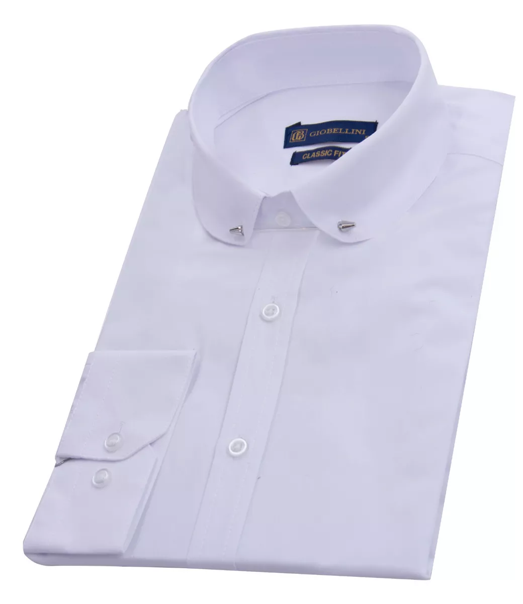 pin collar dress shirt