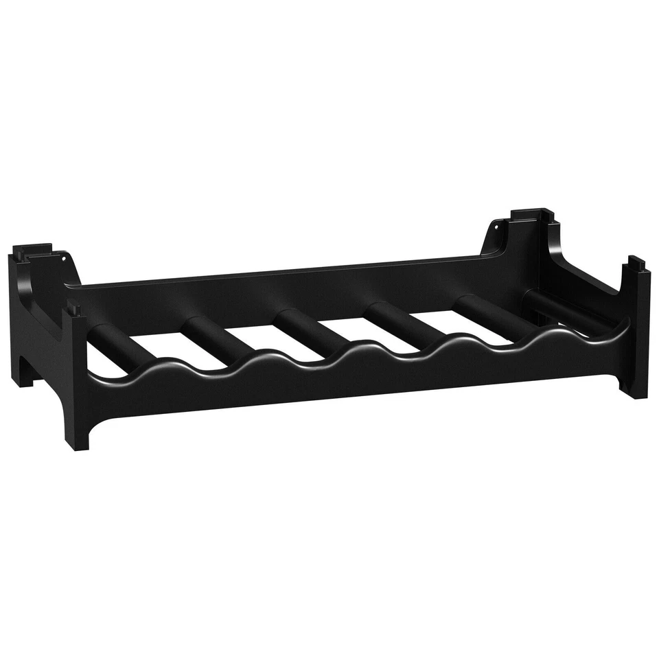 ARTECSIS Weinregal aus Kunststoff stapelbar - Modulares Flaschenregal schwarz - Bild 4 von 4