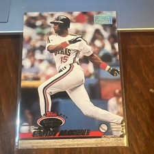 Sandy Alomar Jr 1993 Topps Stadium Club 1st First Day Issue #400 Indians NM-MT