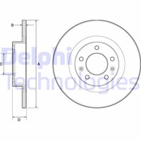 Scheibe BG4748C Delphi FüR Peugeot