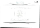 2013/14 PANINI NATIONAL TREASURES PATRICE BERGERON JUMBO BOOKLET PATCH #d/25