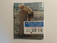 Vintage Stylecraft Magnetic Photo Album Children Fountain Beach New Old Stock