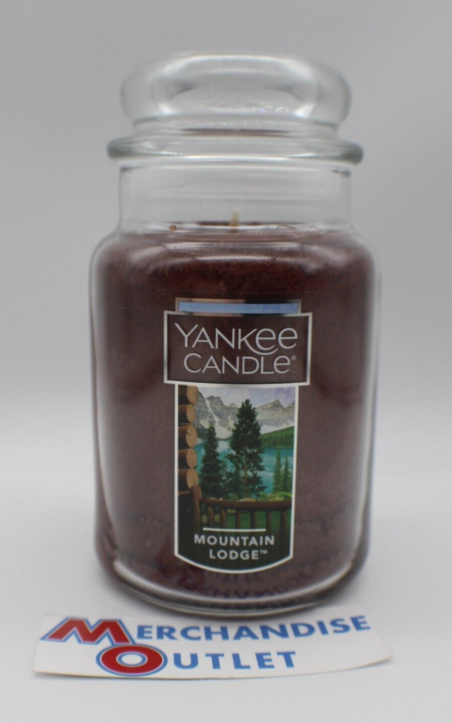 Yankee Candle Single Wick Scented Glass Candle Mountain Lodge 22oz eBay