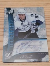 Steven Stamkos 2009-10 Upper Deck Trilogy Ice Scripts Auto #IS-SS Lightning