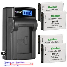 Kastar Battery LCD Wall Charger for EA-BP85A BP-85A  Samsung EC-WB210ZBPRUS