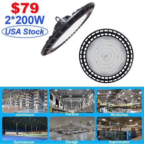 2Pack Commercial Industrial Warehouse Garage Led High Bay Light 200W 220 Volt - 第 1/15 張圖片