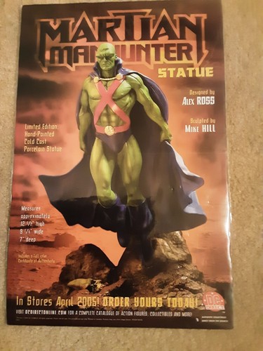 MARTIAN MANHUNTER...11 POLLICI X 17 POLLICI... POSTER SIGILLATO... NUOVO - Foto 4 di 5