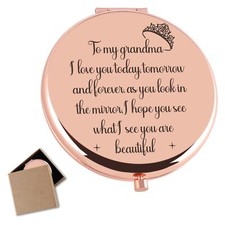 Grandma Birthday Gifts for Grandma from Grandkids to My Grandma Rose Gold Com...