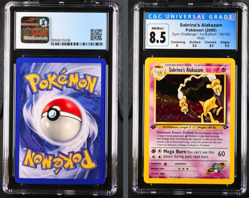 Sabrina's Alakazam (1st Edition) graded CGC 8.5 for sale on eBay