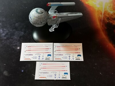 NO MODEL - OLYMPIC CLASS USS PASTEUR CUSTOM DECALS - Star Trek EAGLEMOSS