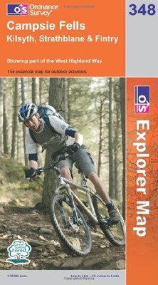 Campsie Fells (OS Explorer Map Series): ... by Ordnance Survey Sheet map, folded