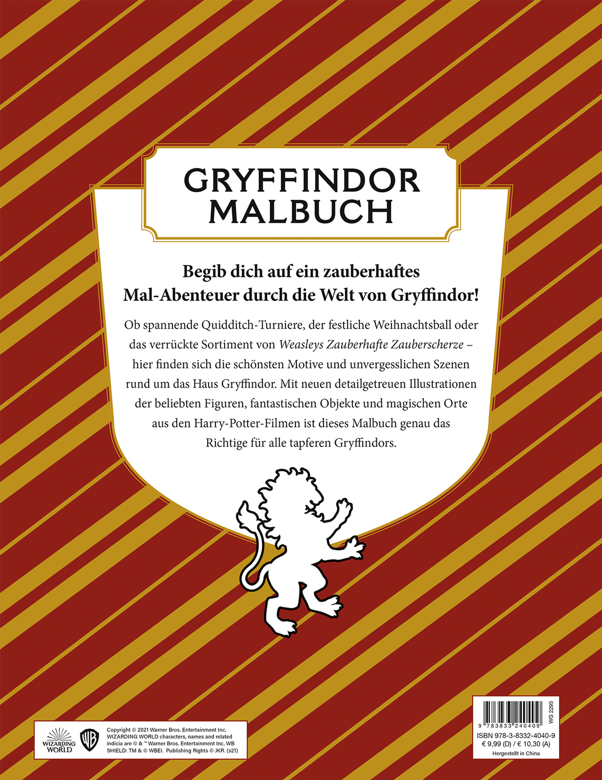 Thumbnail - Unbekannt. / Harry Potter: Malbuch Gryffindor