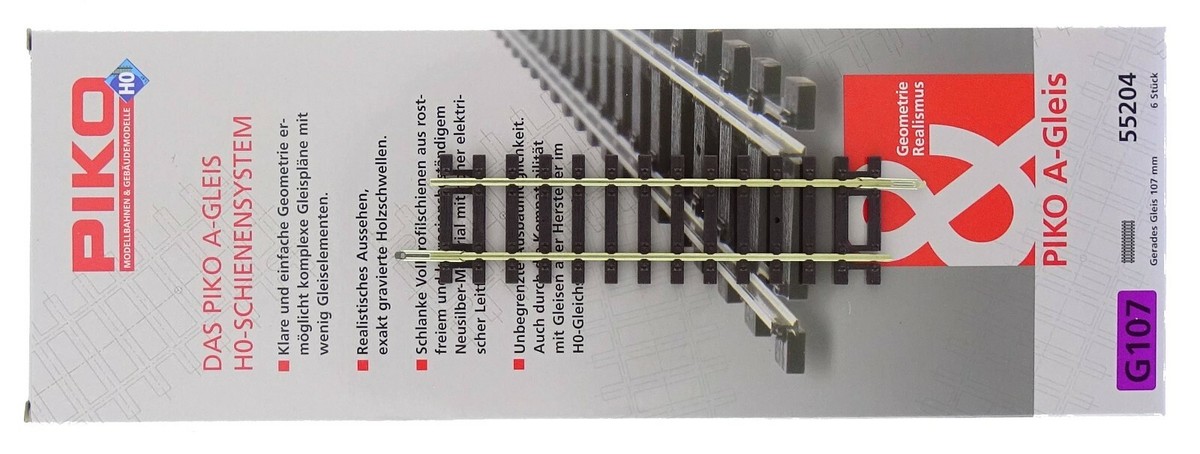 Lot De 16 Rails Courbes PIKO HO R1/1 - Échelle 1/87 Pour Réseau De Trains Miniatures - Occasion