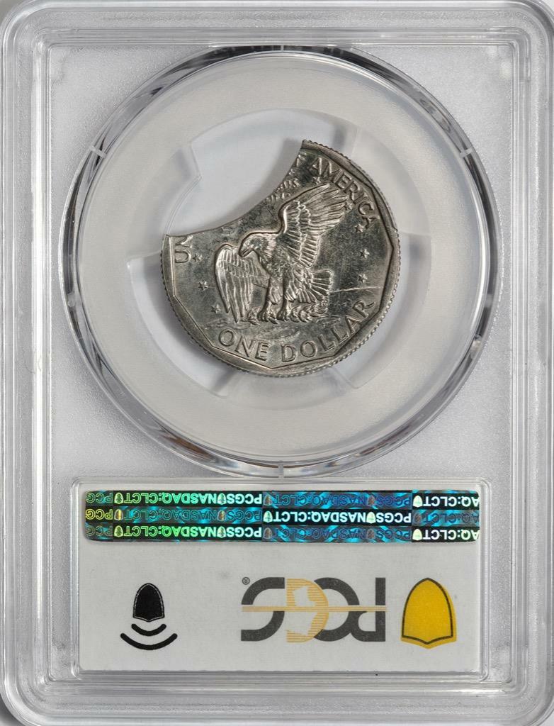 1979 PCGS MS63 Large 22% Clipped Planchet Susan B Anthony