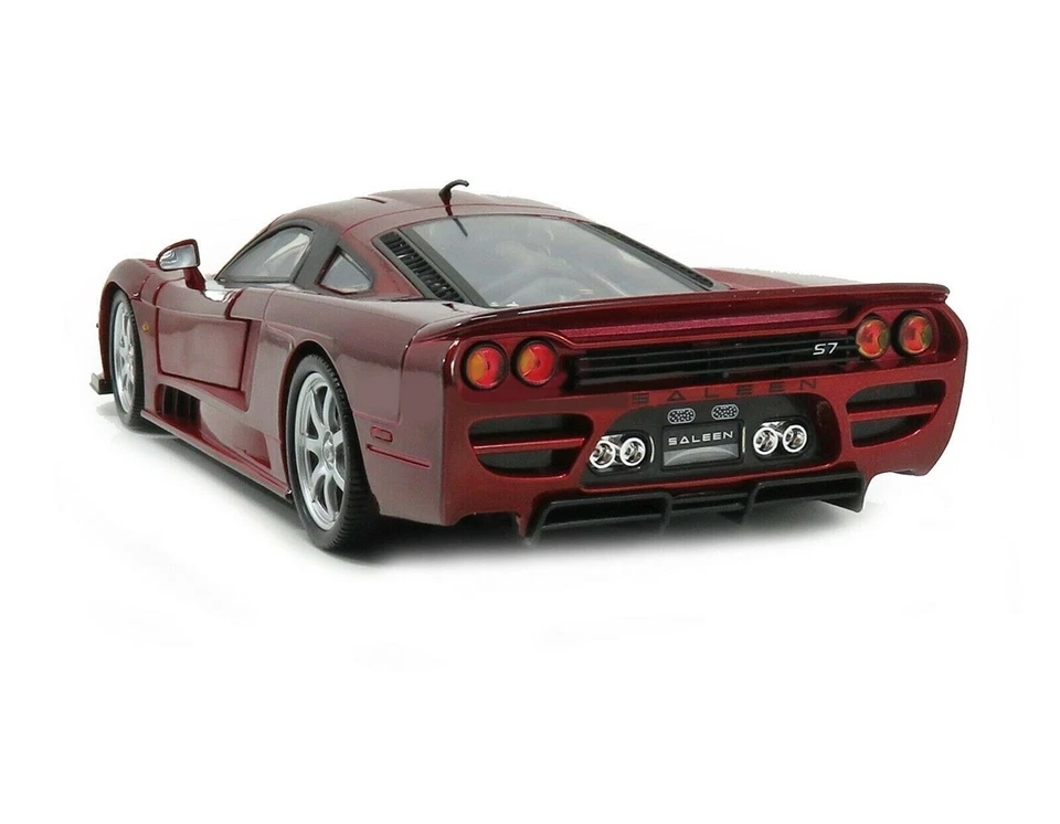 2004 SALEEN S7 TWIN TURBO RED METALLIC 1:12 SCALE DIECAST CAR BY MOTORMAX 73005R - Image 4 of 4