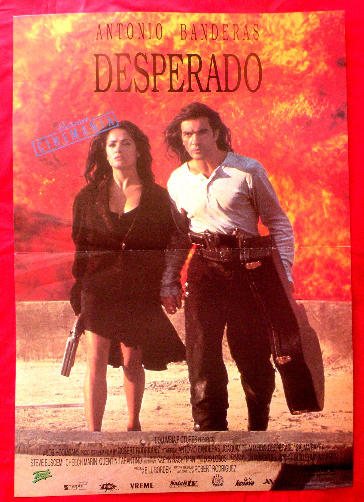 Poster Desperado 2 Robert Rodriguez Antonio Banderas Salma Hayek