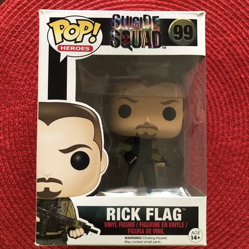 POP! Heroes Suicide Squad Rick Flag 99 Vinyl Figure NEW In Box