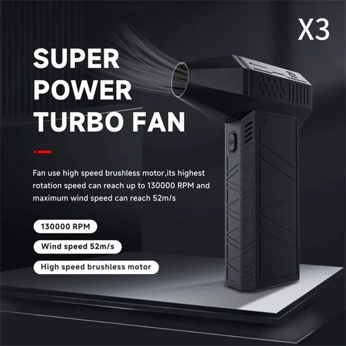 Super Fan Turbo Powered Jet Air Blaster 2.0 Jet Dry Mini Blower 130,000 RPM - Picture 8 of 14