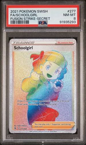 Schoolgirl graded PSA 8 for sale on eBay