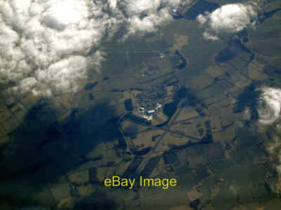 Photo 6x4 Former RAF Ouston from the air Ouston/NZ0770 The disused airfi c2022