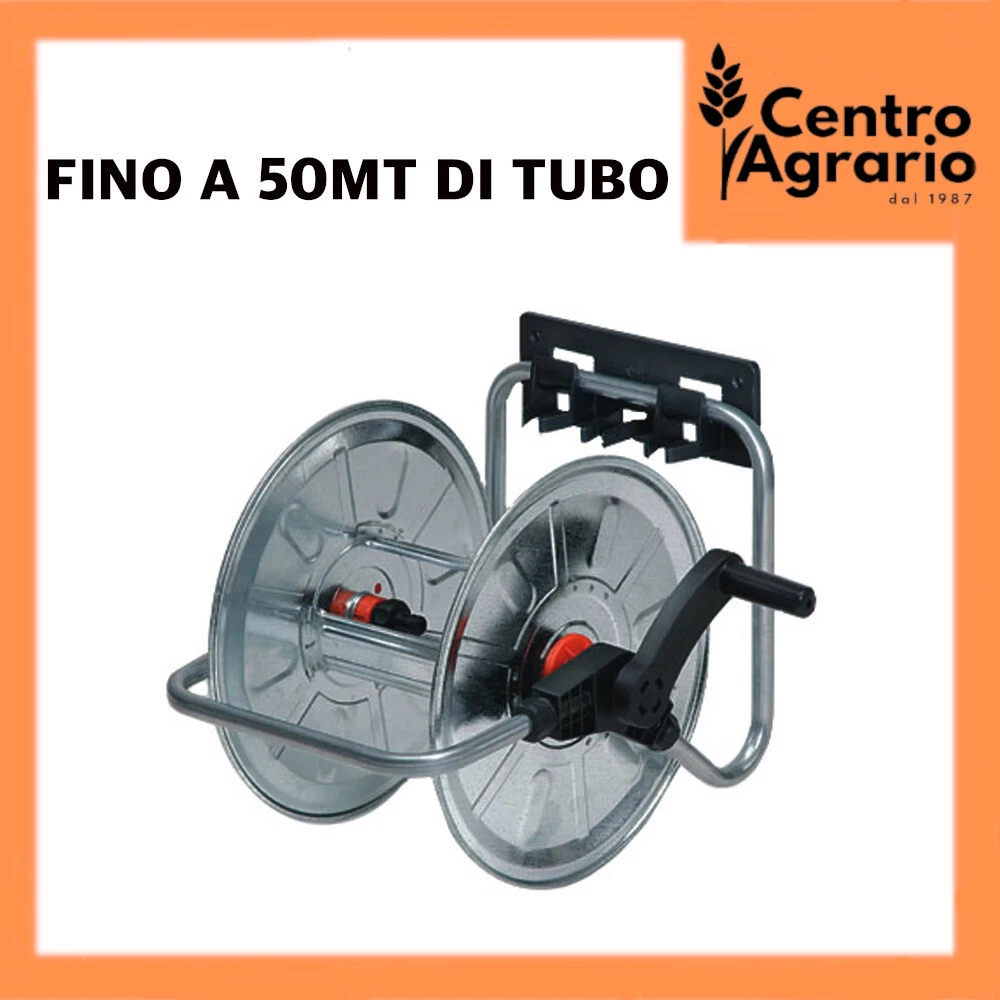 Porta Tubo Ornamentale Portatubo Acqua Irrigazione AVVOLGITUBO Muro Artistico - Foto 11