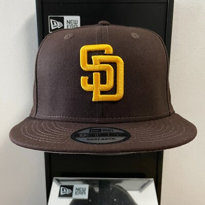 #ad MLB San Diego Padres 9FIFTY Adjustable Snap Back New Era Cap Brown $35.10