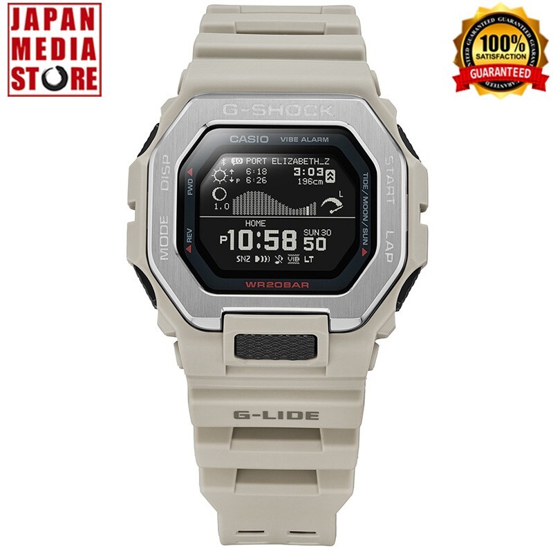 CASIO G-SHOCK GBX-100-8JF G-LIDE Moon Tide Bluetooth Digital