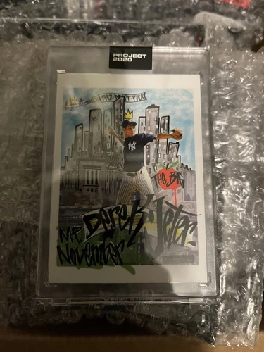 TOPPS PROJECT 2020 CARD 1993 TOPPS YANKEES DEREK JETER #29 BY KING SALADEEN