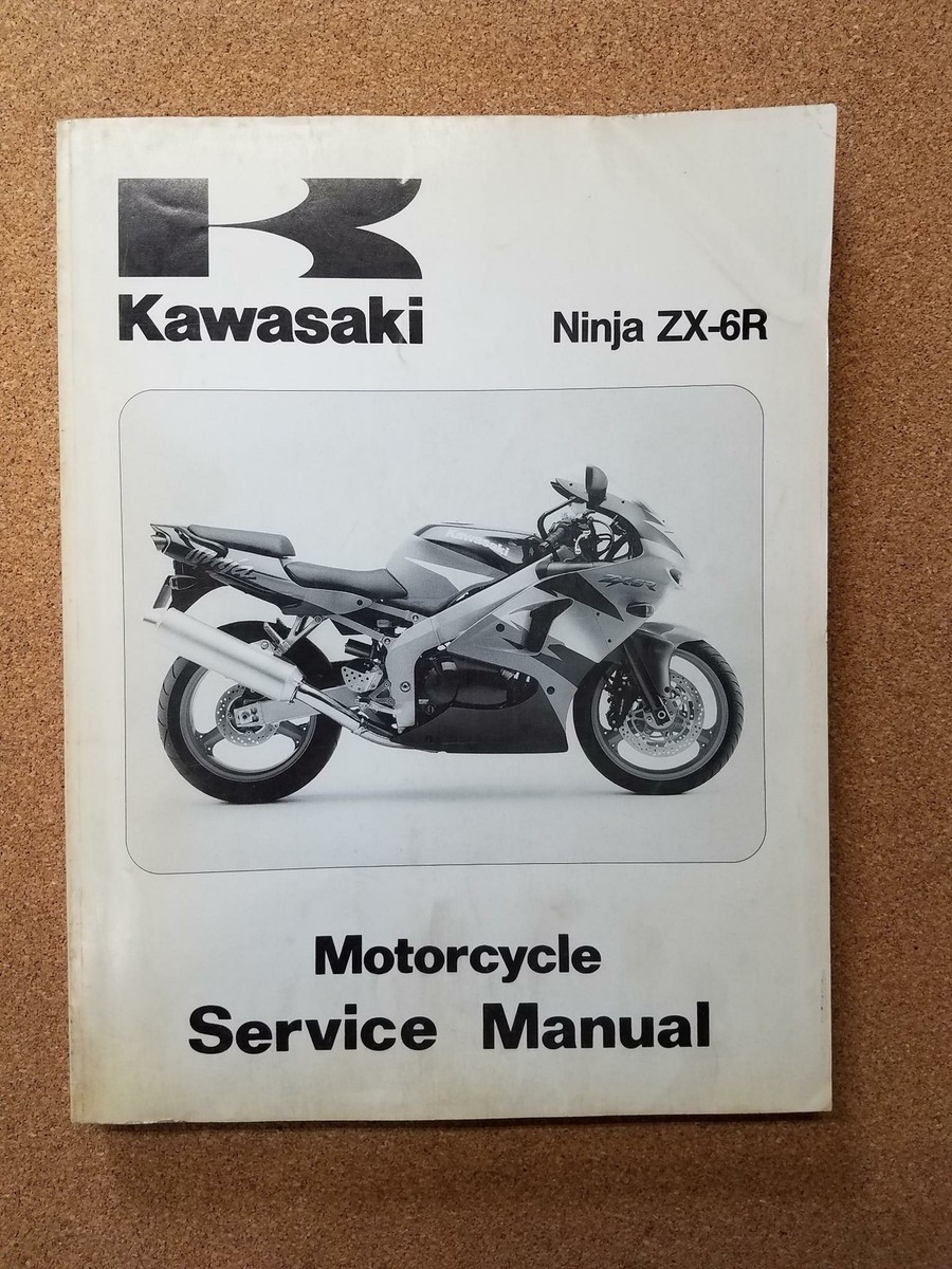 KAWASAKI NINJA ZX-6R MOTORCYCLE SERVICE MANUAL PART NO KAWASAKI NINJA ZX-6R MOTORCYCLE SERVICE MANUAL PART NO