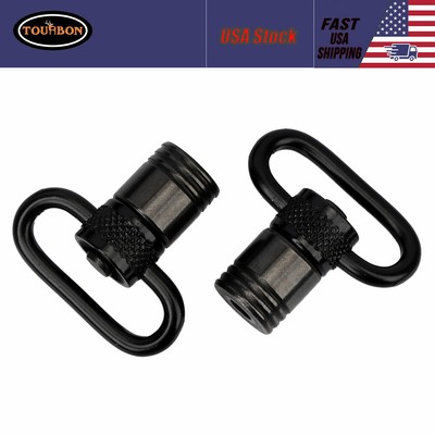 Tourbon Push Button QD Quick Detach/Release Rifle Sling Swivel Mount Shooting