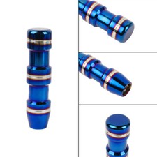 Universal Aluminum Burnt Blue Shift Knob Manual Gear Stick Shifter Lever Head