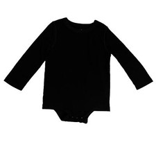 Cat  Jack Kids Adaptive Abdominal Access Long Sleeve Black Bodysuit Size 3 New