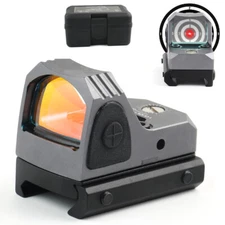 Mini RMR Red Dot Sight Collimator for Glock / Rifle Reflex Sight Scope fit 20mm