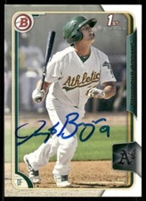 2015 Bowman JAYCOB BRUGMAN Signed Card autograph A'S WHITE SOX RC auto
