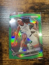 2025 Panini Prizm WNBA Green Prizm Dana Evans #33 Las Vegas Aces a1