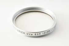 MINT Leica Lens Filter UVa E39 13132 Silver 39mm From JAPAN