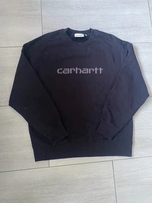 Sweat noir Carhartt WIP "Rivet Script" strass - Taille S - Photo 1/4