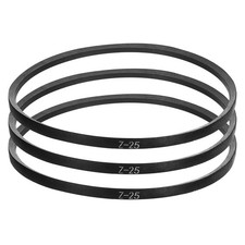 3Pcs Z-25 Z Type V-belt 630mm/24.8" Inner Length X0.39" Width X0.24" Height