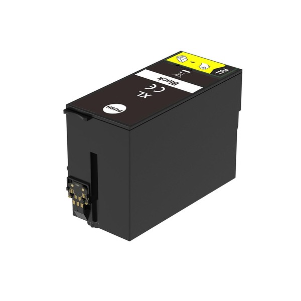 1 Schwarze Tintenpatrone Ersetzen Epson T3471 (34XL) Non-Oem / Compatible-image