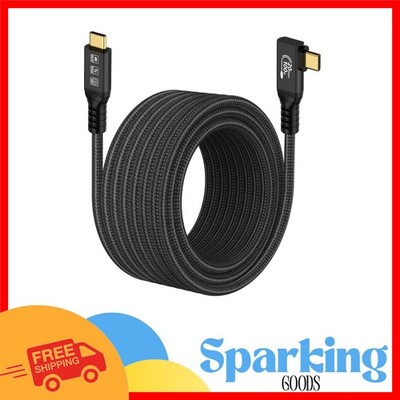 Durable 16.5FT USB-C Cable - 20Gbps Data, 4K Video & Lifetime Support Included