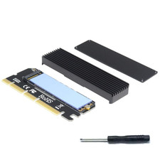 1PACK PCIe NVMe Adapter M.2 NVMe SSD to PCI-e x4/x8/x16 Converter Card Heat Sink